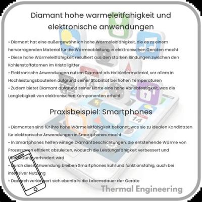 Diamant – Hochwertige Wärmeleitfähigkeit und unglaubliche Härte!